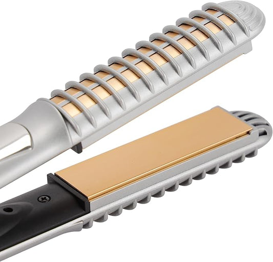 2-in-1 heated hair straightener