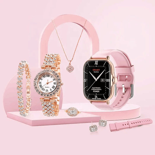 A58 Smart Watch Ultimate Gift Pack – Watch + Jewelry